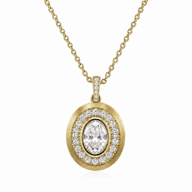 2,10 Karat Laboratuvar Pırlanta Oval Tasarım Imperia Kolye EPND40-S 2,10 Karat Laboratuvar Pırlanta Oval Tasarım Imperia Kolye EPND40-S